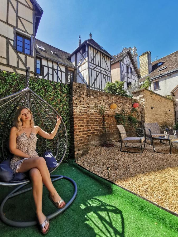 Apartamento Le Papillon de la Cathédrale - Calme - Jardin - Wifi Troyes Exterior foto