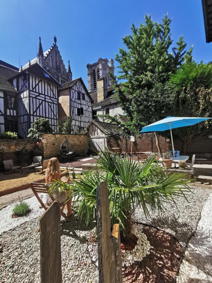 Apartamento Le Papillon de la Cathédrale - Calme - Jardin - Wifi Troyes Exterior foto