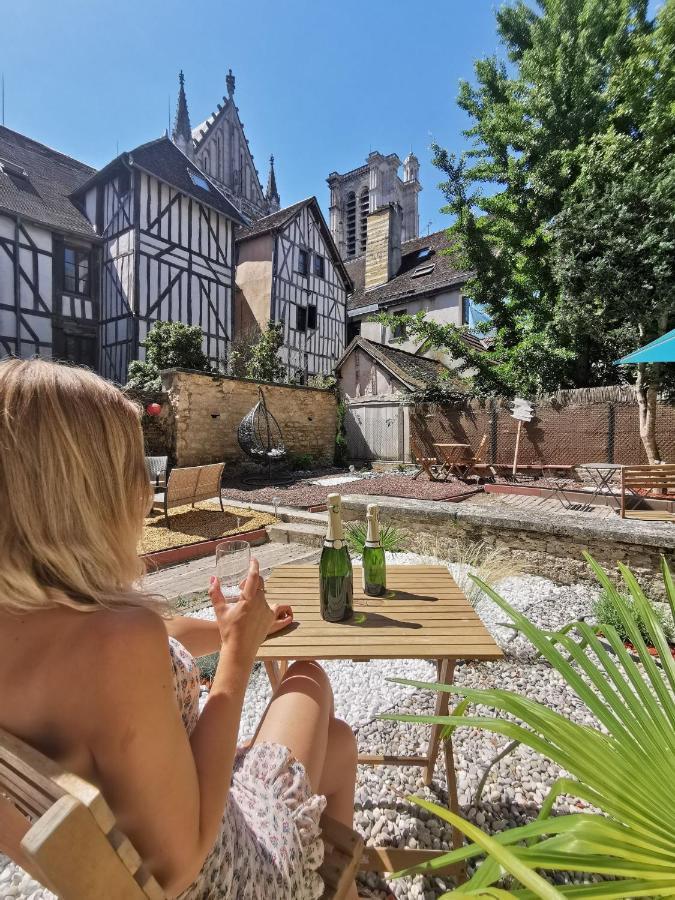 Apartamento Le Papillon de la Cathédrale - Calme - Jardin - Wifi Troyes Exterior foto
